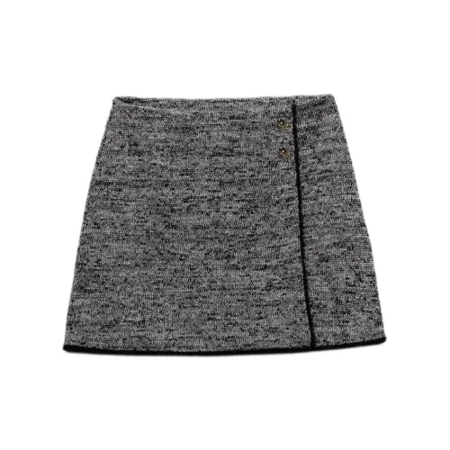 ZARA Casual Short Skirts Women's Marbled Gray