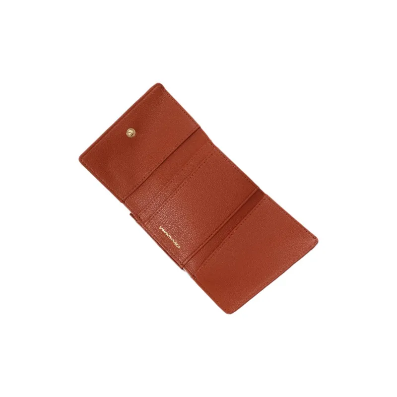 SAMANTHA THAVASA PVC And Synthetic Leather Wallet Women's Brown-4