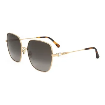Jimmy Choo Metal Butterfly Sunglasses Women's Gold
