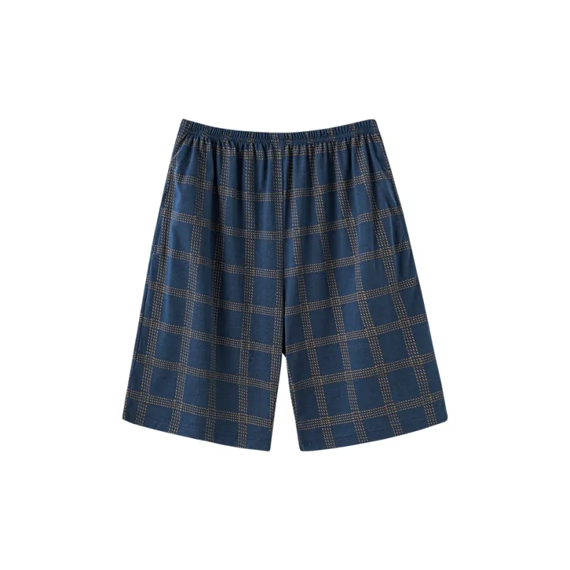 Mulong Family Pajama Pants Men's Navy Blue-0