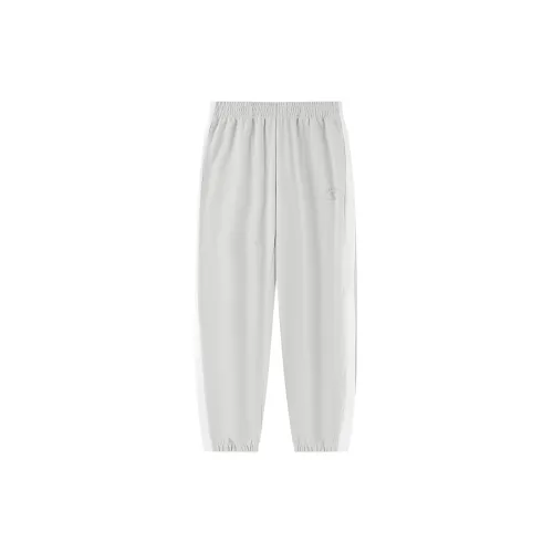 QIAODAN Casual Pants Men Light Moss Gray/Jordan White