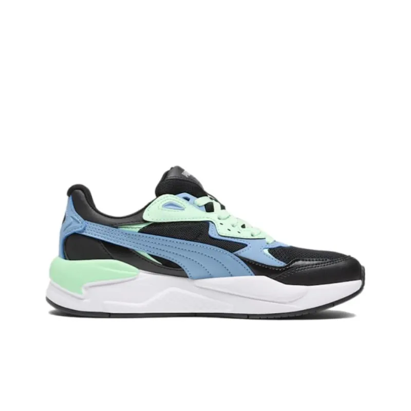 PUMA X Ray Speed Anti Slip Wear Resistant Low Top Running Shoes Women's Black Blue Green-1