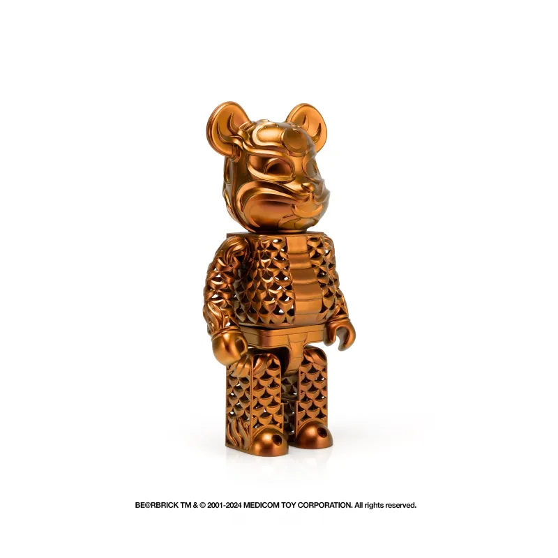 BE@RBRICK SELANGOR EARTH DRAGON Royal Selangor Golden Dragon And Silver Bear BWWT3 Area Limited 400%-5
