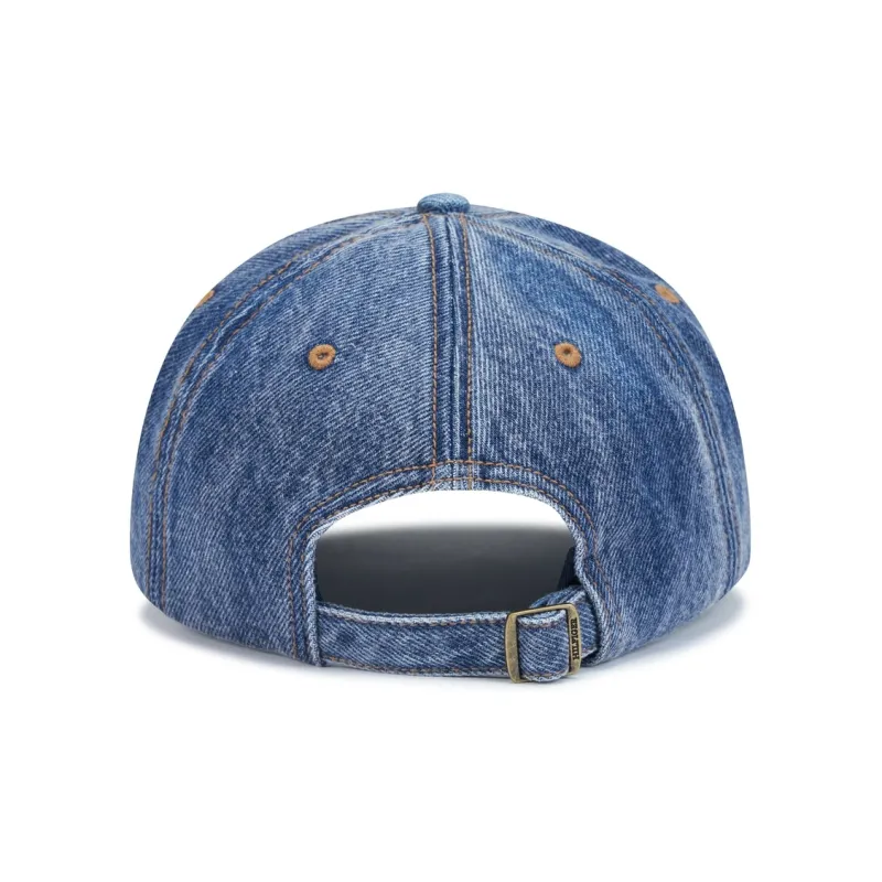 Tommy Hilfiger Cotton Baseball Caps Women's Denim Blue-3