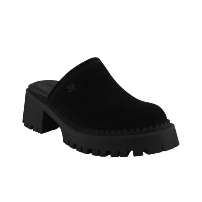 STELLA LUNA Closed Toe Slippers 6cm Women's Black-2