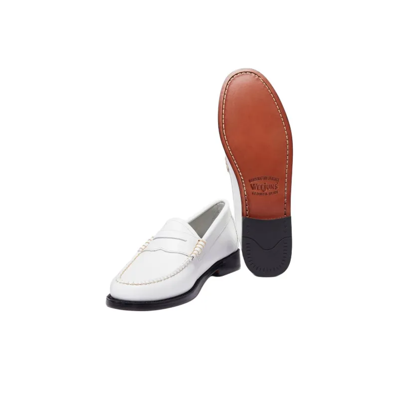 G.H. Bass & Co. Weejuns Penny Loafers Women's White-5