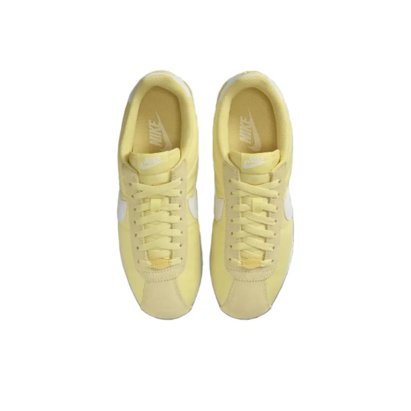 Nike Cortez Txt Soft Yellow Coconut Milk Sail Women's-3