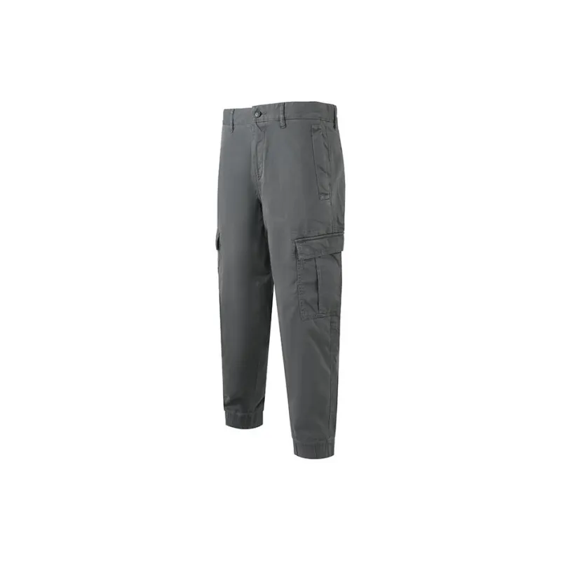 HUGO BOSS SS24 Casual Pants Men's Gray-2