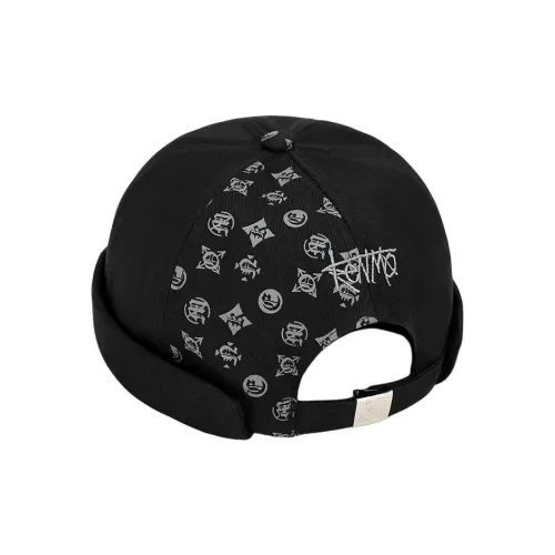 KENMO Cotton Berets Unisex Black
