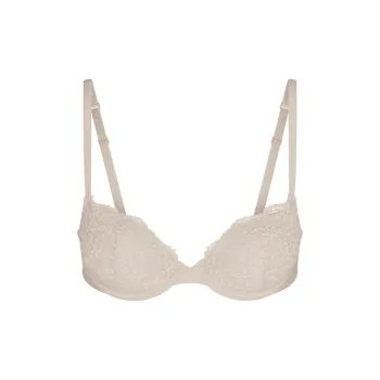 SKIMS FITS EVERYBODY LACE PUSH-UP BRA Bra Women's STONE/Stone Color