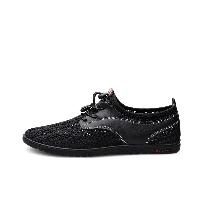 Bull charm Casual Shoes Men Low Top Black/Gray/Beige-0