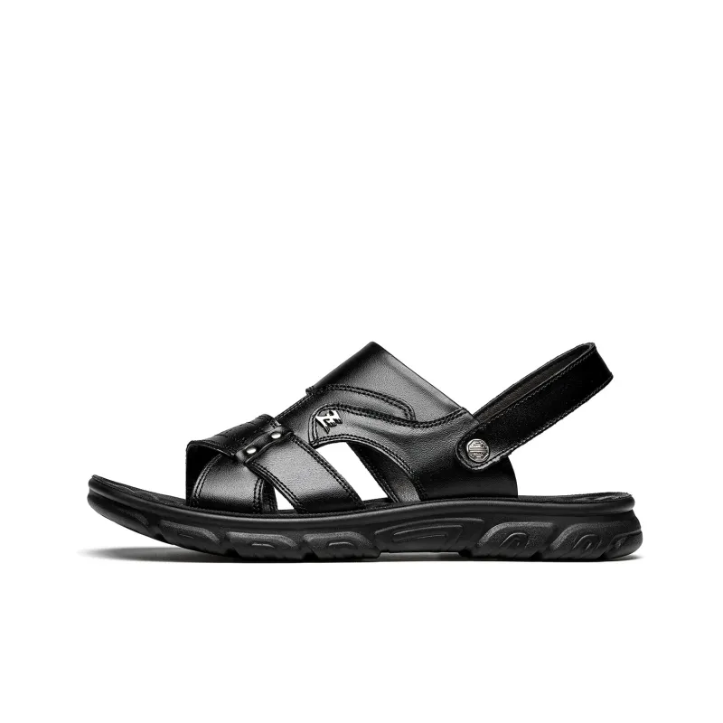 CHINT Beach Sandals Men's Black-0