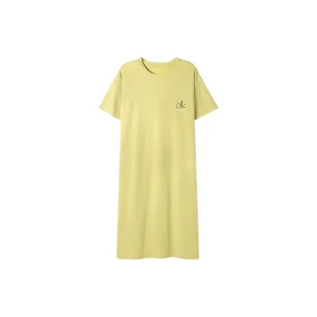 The Story Of The Flower Season Nightgown Women's Green Yellow