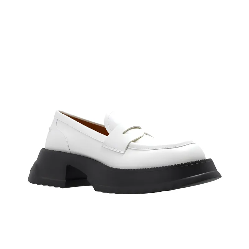 MARNI Two-tone Leather Loafers-2