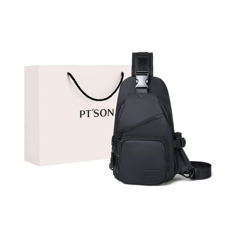 PT'SON Oxford Backpack, Sling Bag Trumpets Unisex Black-0