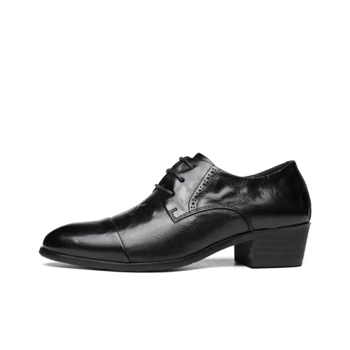 CHINT Dress Shoes Men Low-Top Black