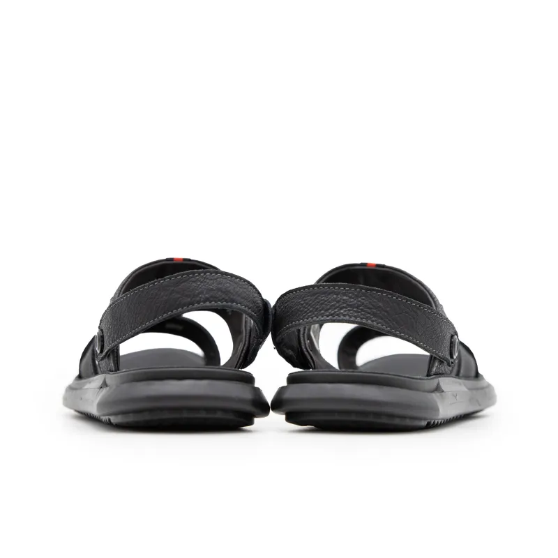 Satchi Beach Sandals Men's Black-4