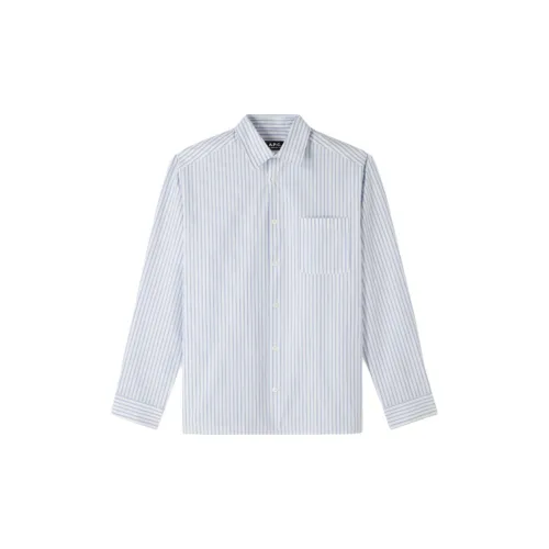 A.P.C Shirts Men White