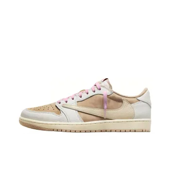 JORDAN 1 Retro Low Og Sp Travis Scott Sail Shy Pink