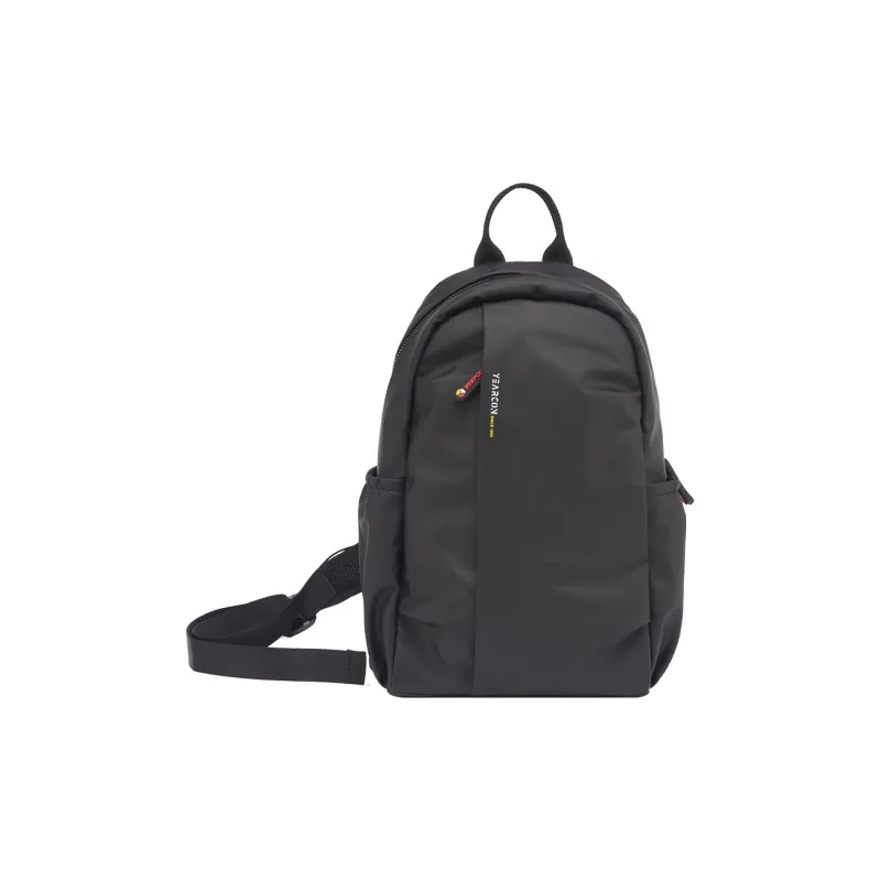 YEARCON Fabric Sling Bag Medium Size Men's Black-0