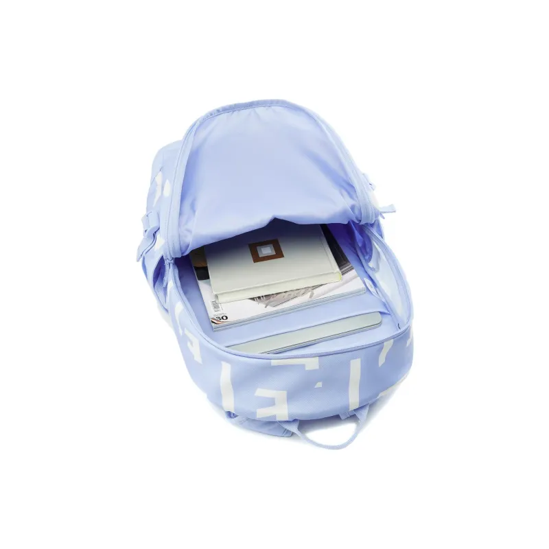LiNing Polyester Backpack Unisex Blue All Over Print-4