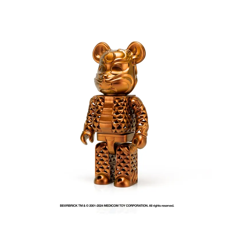 BE@RBRICK SELANGOR EARTH DRAGON Royal Selangor Golden Dragon And Silver Bear BWWT3 Area Limited 400%-1