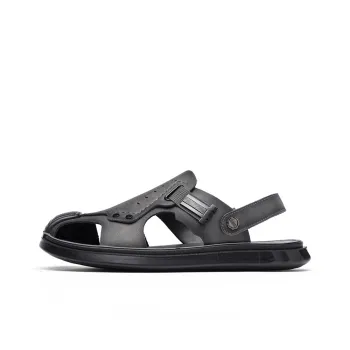 NAVIGARE Beach Sandals Men Gray/Khaki