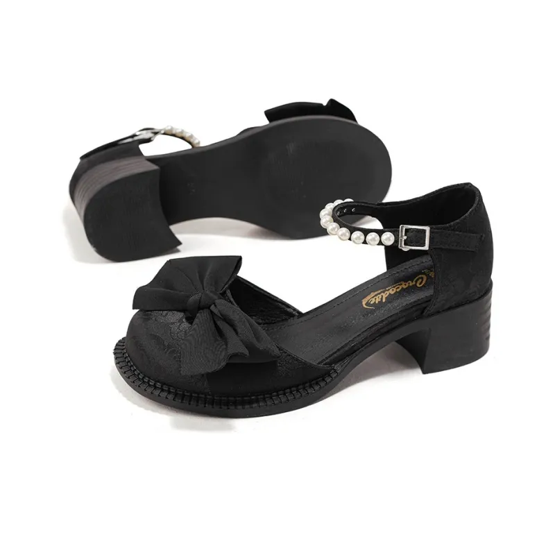 Crocodile Strap Sandals Women's-3