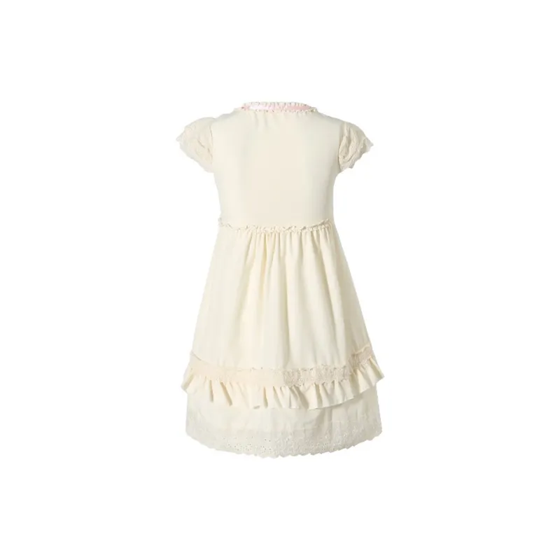 HAPG Short Sleeved Dress Women's Apricot-1