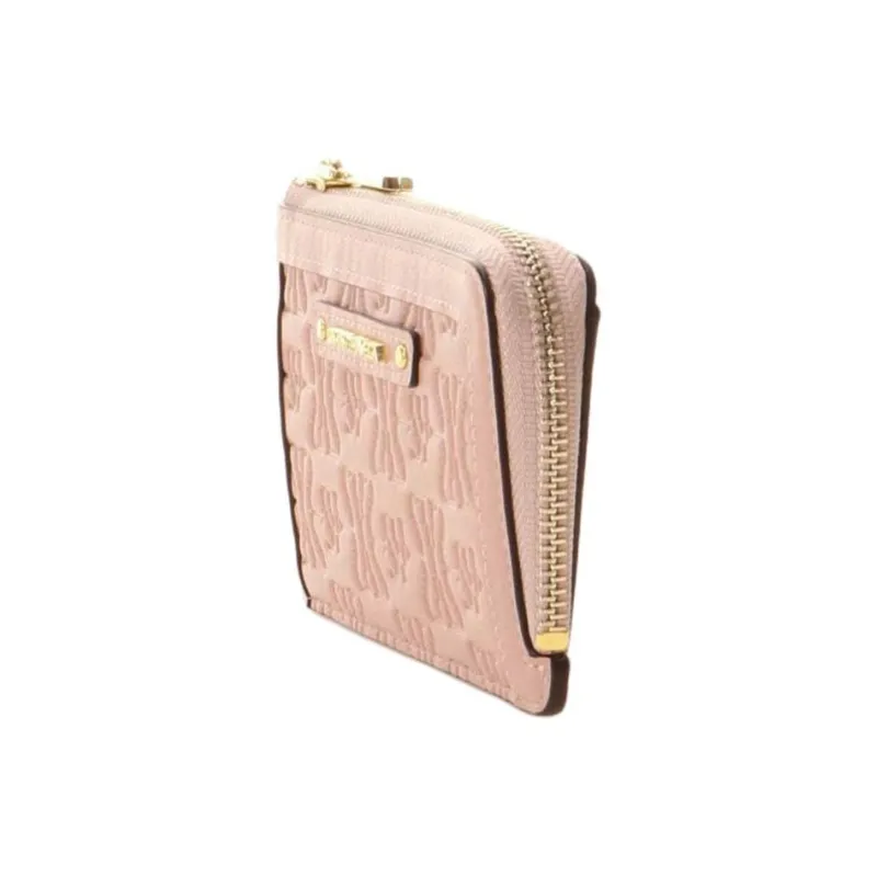 SAMANTHA THAVASA Synthetic Leather Wallet Women's Pink Beige-2