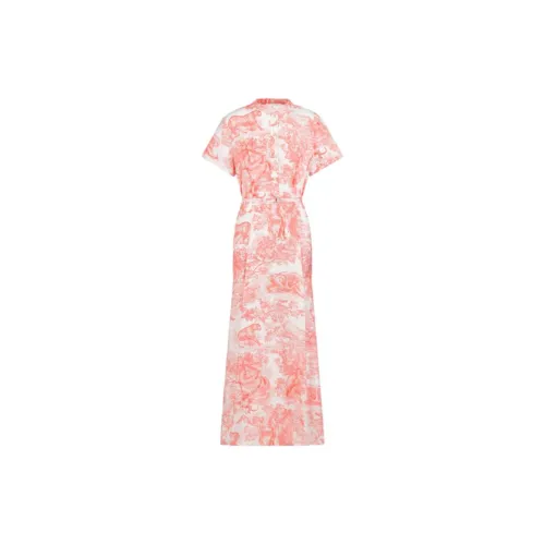 DIOR Short-Sleeved Dresses Women's Pink