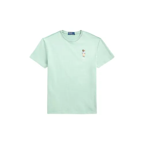 Polo Ralph Lauren T-Shirts Men Distressed Mint Green