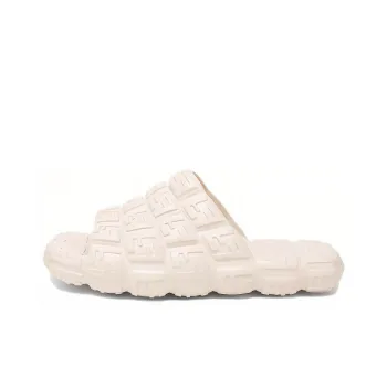 FENDI Cloud Rubber Sole Slide Slippers Men's Ecru
