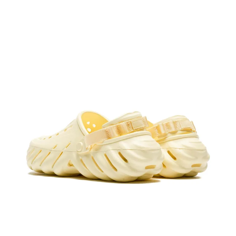 Crocs Echo Clogs Unisex Cream White-3