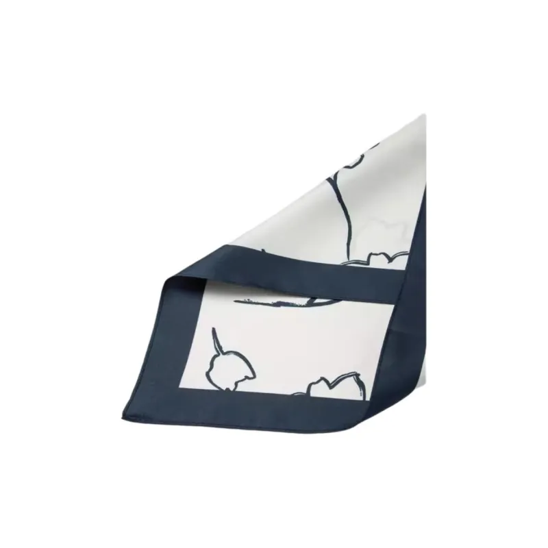 THEORY Mulberry Silk Silk Scarves Women's White-2