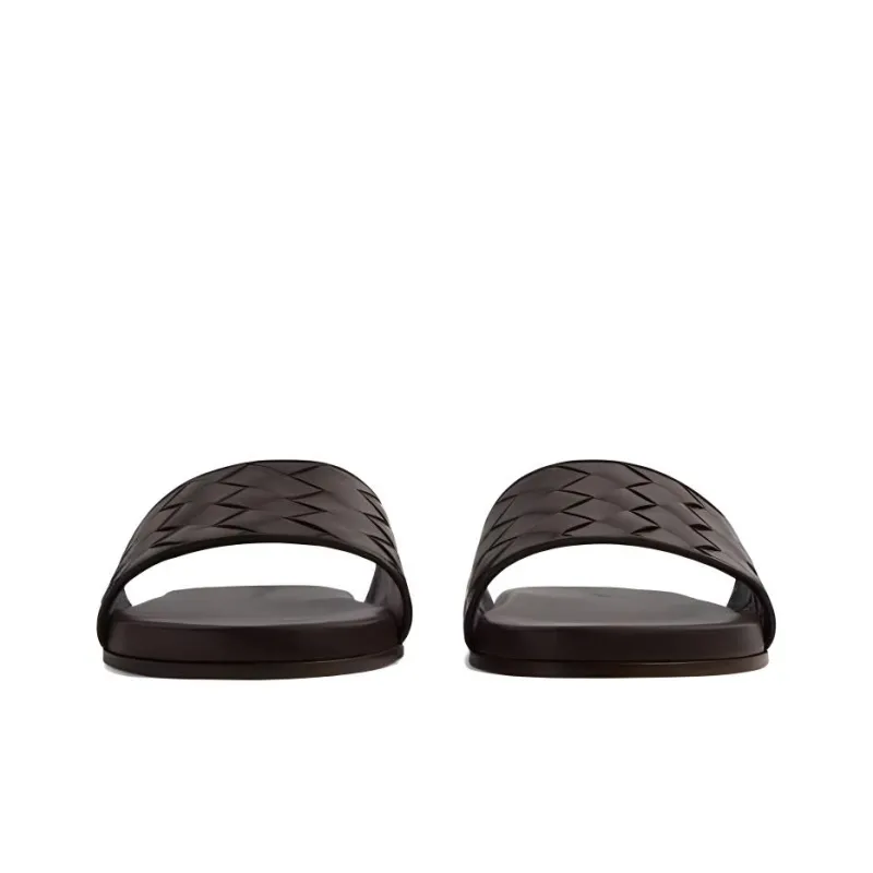 Bottega Veneta Slide Slippers Men's Brown-3