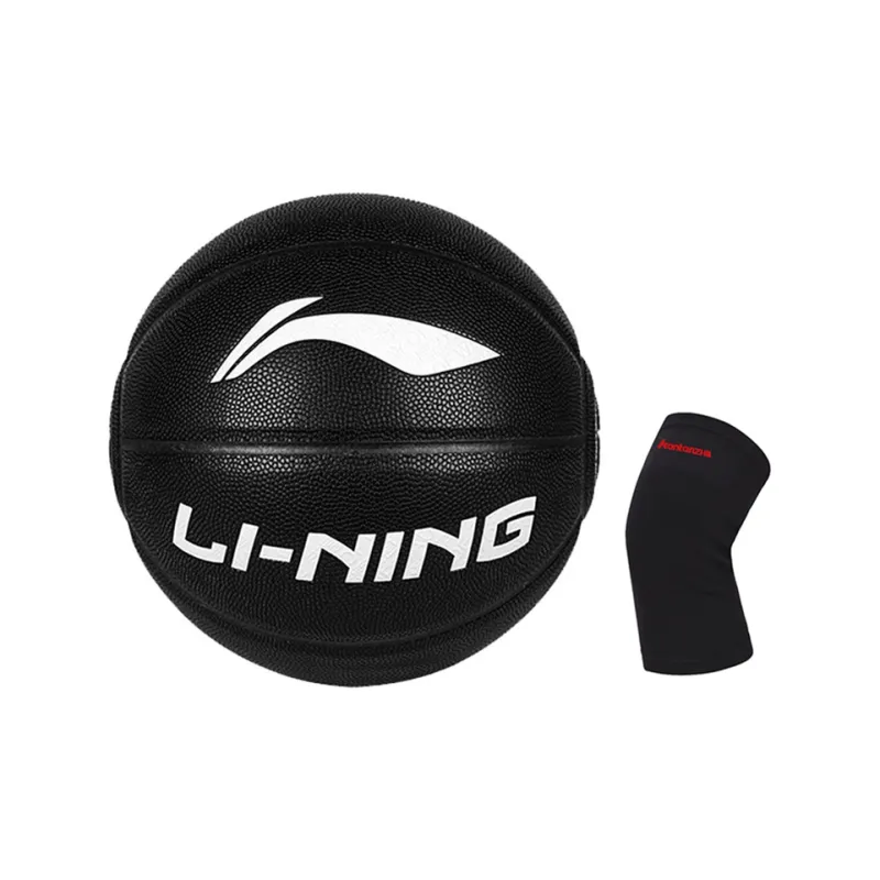 LiNing Badfive PU Basketball Black Size 7 Ball Training Competition Unisex-14