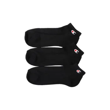 Champion SS24 Ankle Socks Men's 3 Pack Black