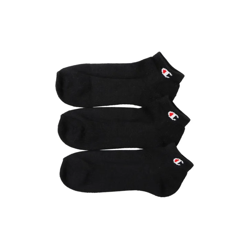 Champion SS24 Ankle Socks Men's 3 Pack Black-0