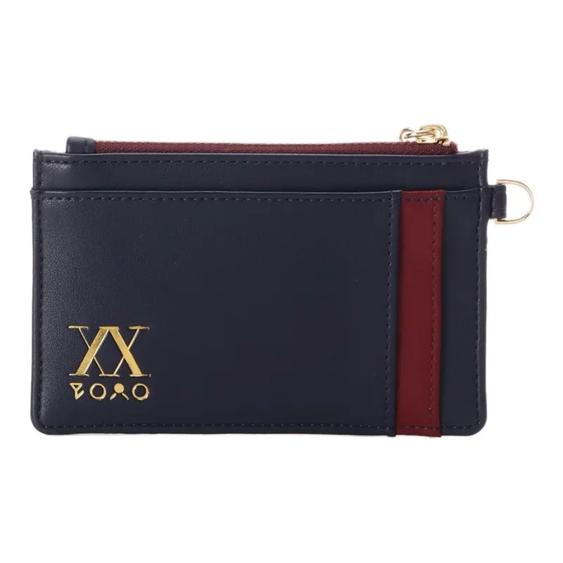 SAMANTHA THAVASA HUNTER X HUNTER Collaboration Synthetic Leather Wallet Women's Navy Red-3