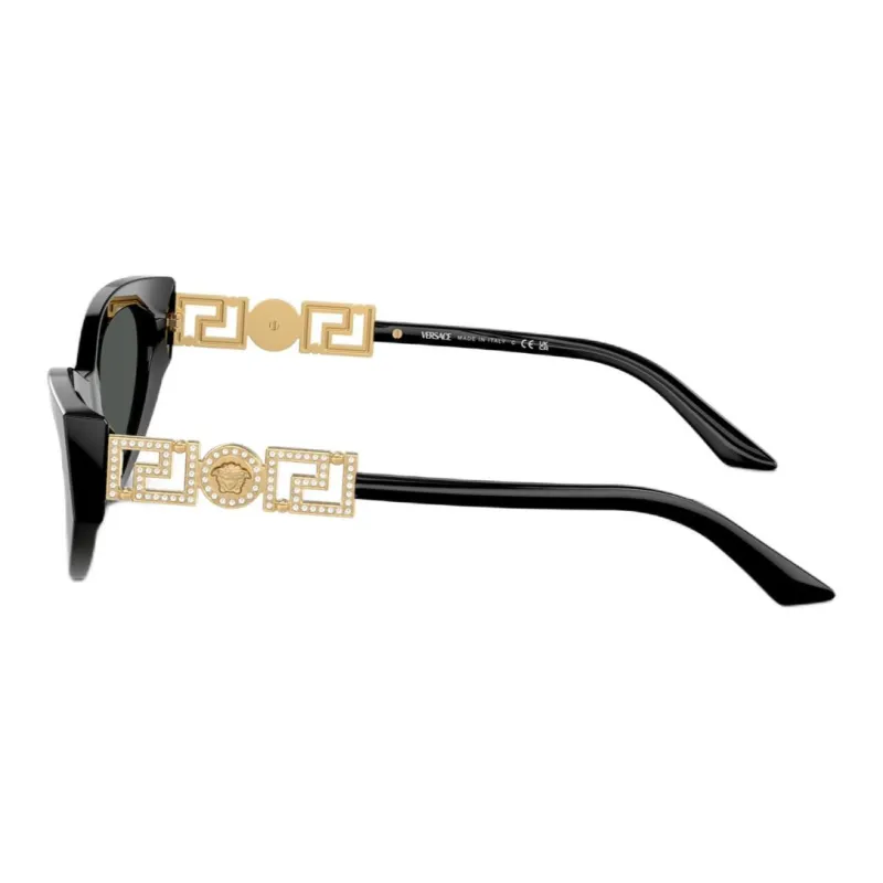 VERSACE Cat Eye Sunglasses Gray-2