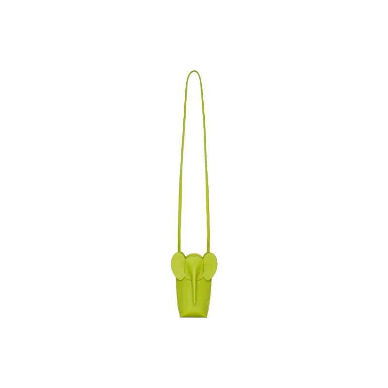 LOEWE Cow Leather Handheld Shoulder Bag Crossbody Bag Women's Grass Green-1