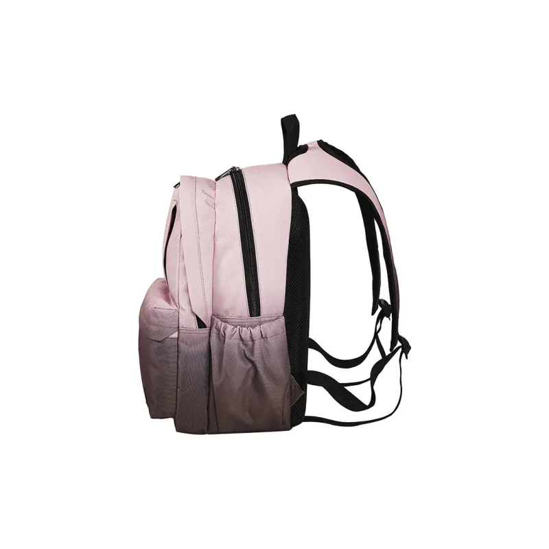 Hahhhsis Polyester Middle School Student, High School Student, University Student Backpack Unisex Gradient Coffee-4