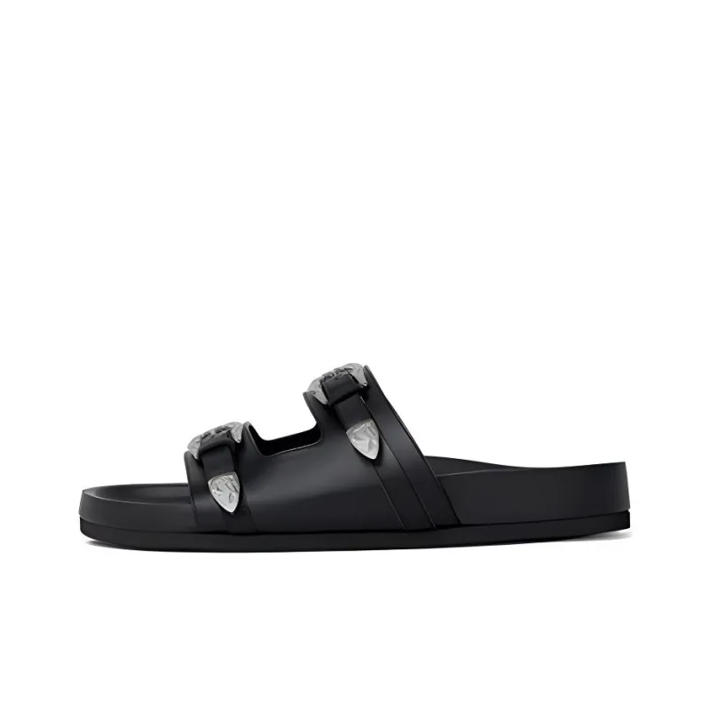 CELINE Odor-Resistant Slide Slippers Men's Black-0