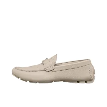 DIOR OBLIQUE Odéon Loafers Men's White