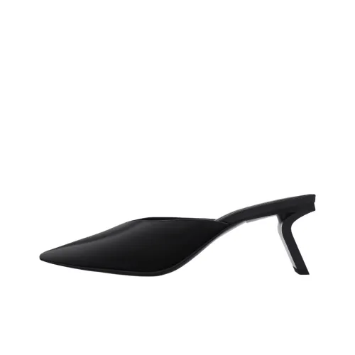 STELLA LUNA Closed Toe Slippers 6.5cm Women's Black