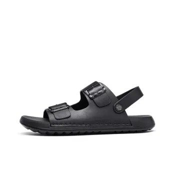 NAVIGARE Beach Sandals Men Black/Khaki
