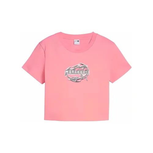 PUMA Hyper T-Shirts Women's Durable Pink