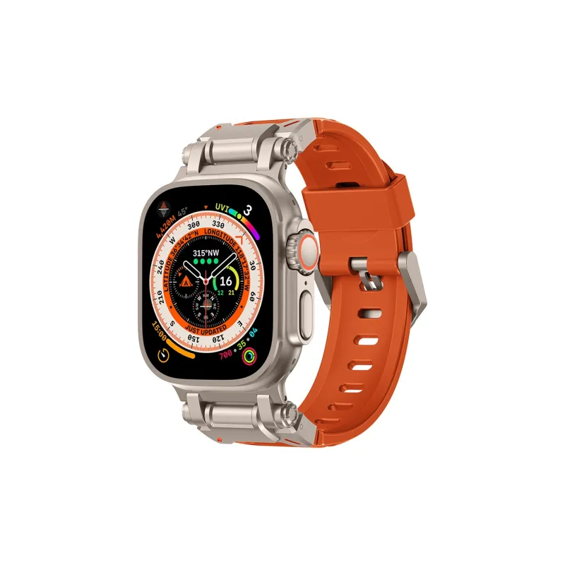 Yu Qing Apple Compatibility Watch Band Fluoroelastomer Material-5