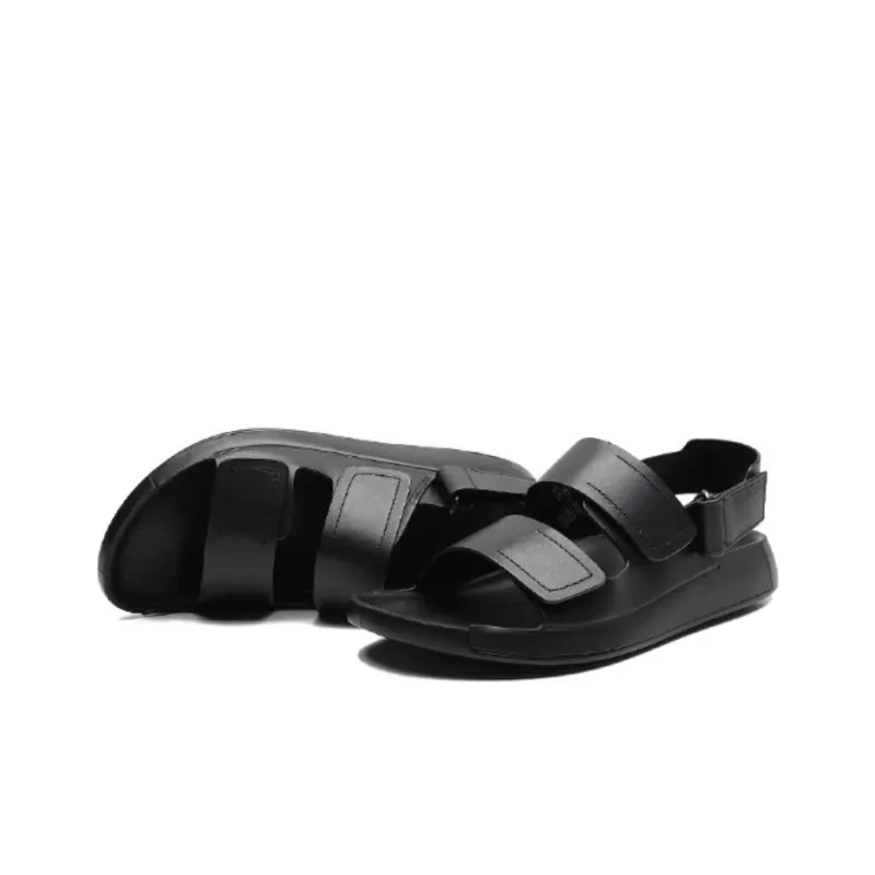 S. T.DUPONT One Strap Sandals Men's Black-2